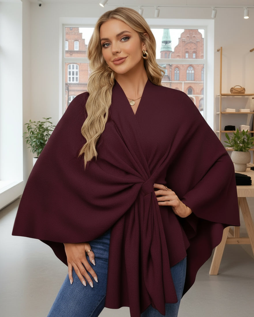 LENA | ELEGANCKI PONCHO