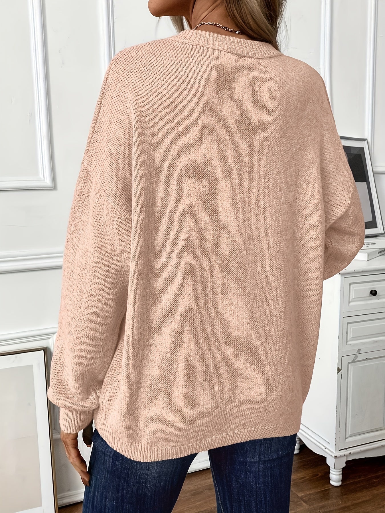 Aurora | Sweter z detalami guzików