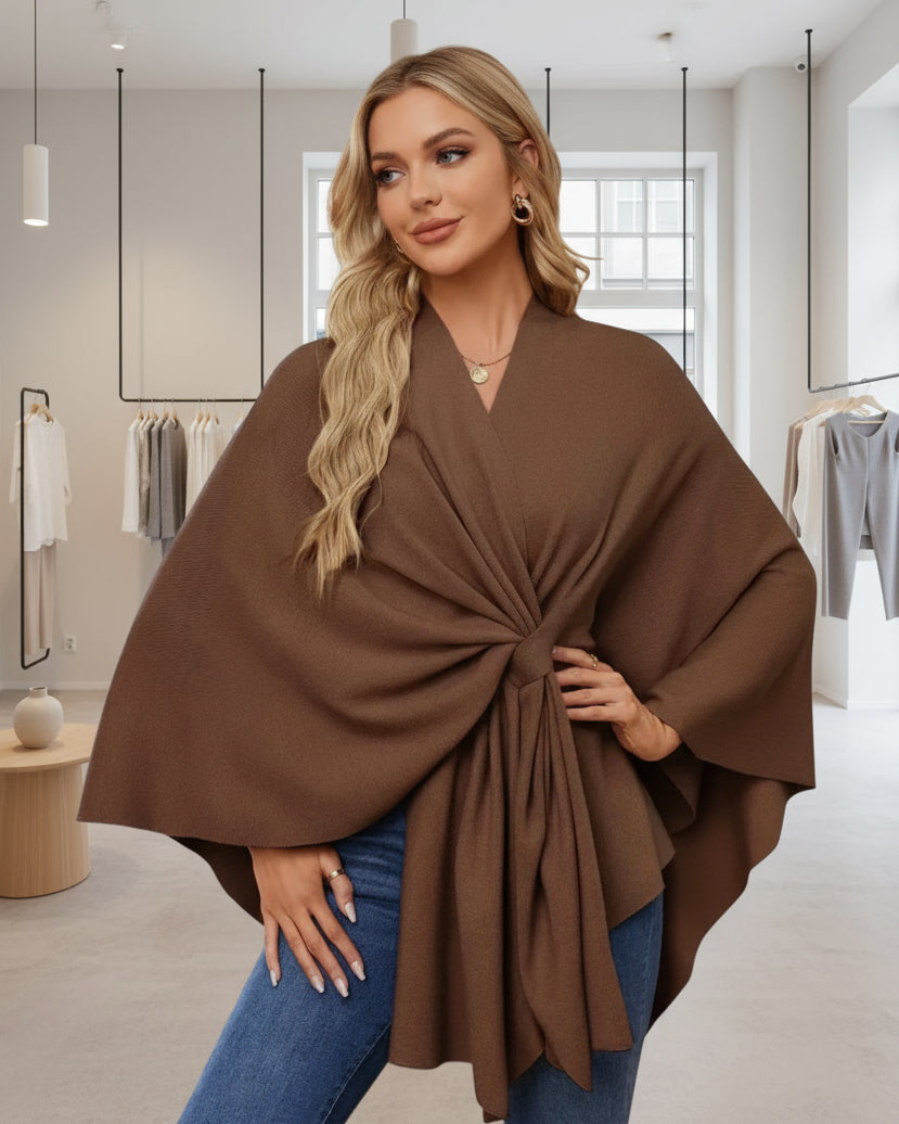 LENA | ELEGANCKI PONCHO