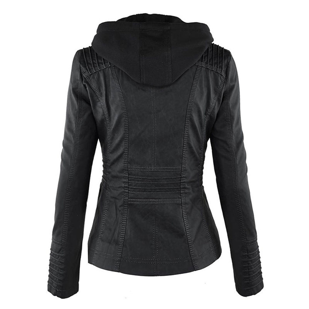 Hanna ™ | Solidna i elegancka kurtka skórzana