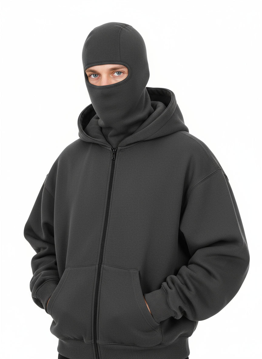 Hoodie z kominem