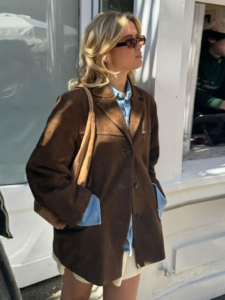 Dana™ Suede Kurtka - Jesienny trend tego momentu!
