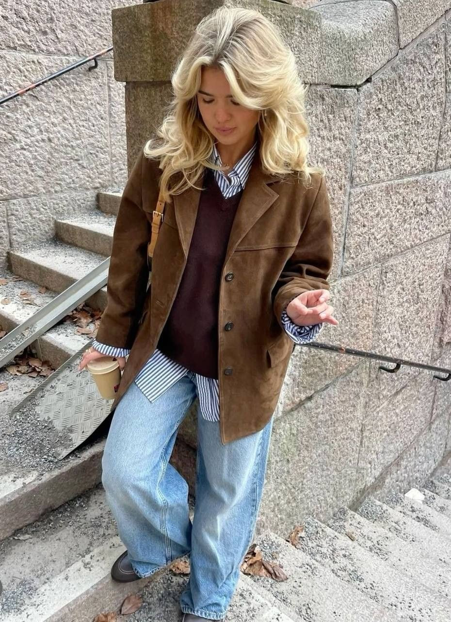 Dana™ Suede Kurtka - Jesienny trend tego momentu!