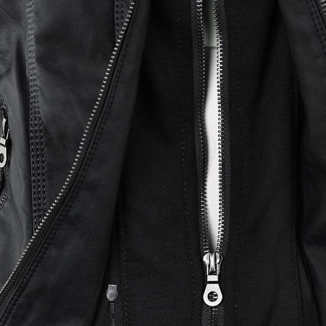 Hanna ™ | Solidna i elegancka kurtka skórzana